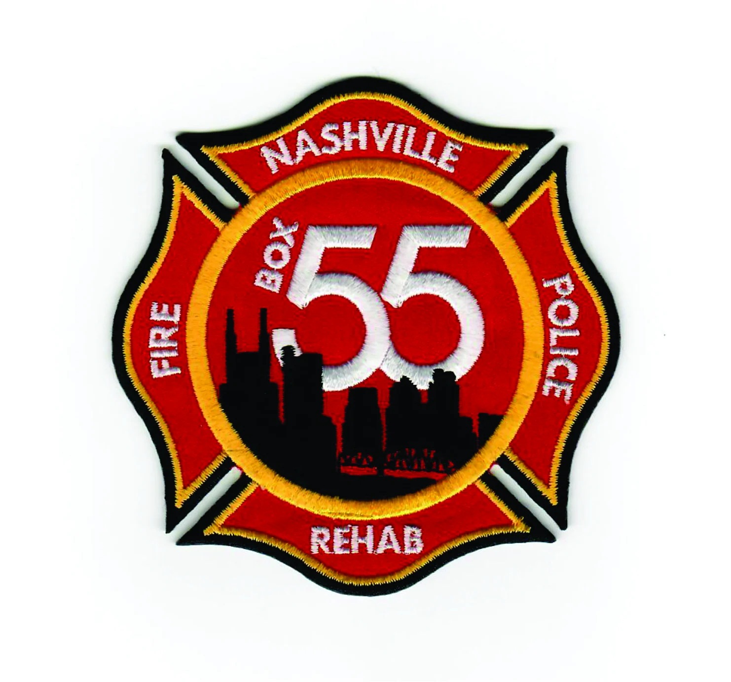 Box 55 Association Embroidered Patch